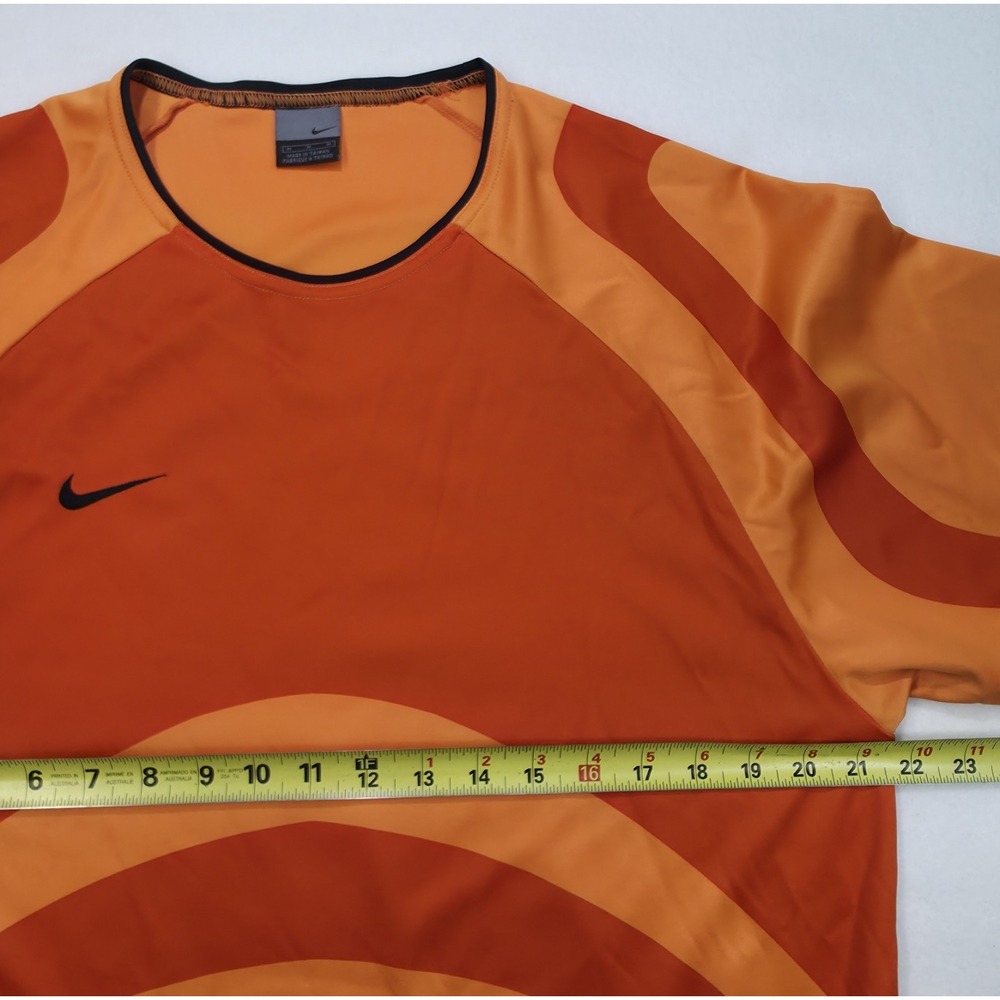 Vintage Nike Soccer Shirt Jersey‎ Mens M Long Sleeve Patterned Limited Use - Picture 7 of 9